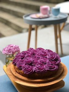 Sweetpea’s Signature Vegan Purple Sweet Potato Coconut Cake
